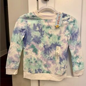 BRAND NEW! Cat & Jack Kids Pastel Tie-Dye Sweatshirt